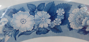 ORIGINAL GEORGIAN Watercolour.  RARE Early 19th Century Grisaille Floral Designs for Plate Border Decorations: C