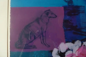 Scottish Art. George Donald Signed Screenprint. 1990s Night Dancer