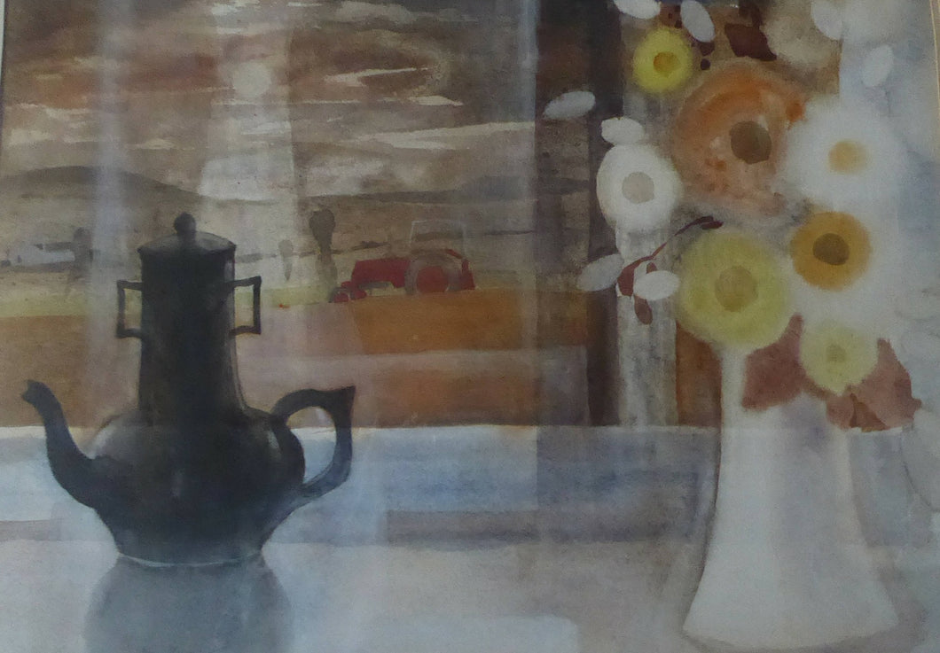 Scottish Art for Sale. Ian Fleming Still Life Watercolour Painting