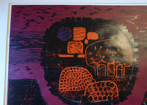 Scottish Art Colin Maclean Abstract Screemprint Present Island