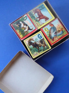Antique Victorian 1900 Wooden Baby's Rattle Blocks Puzzle Game. Made in Germany