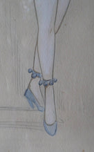 Load image into Gallery viewer, 1930s ART DECO Watercolour Theatrical COSTUME Study by Irene Segalla
