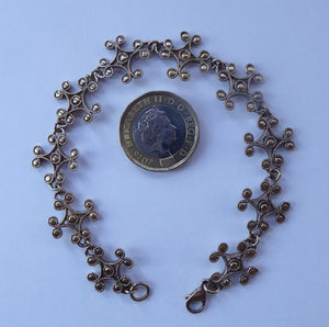 1990 Sterling Silver Bracelet Birmingham Hallmark BMP