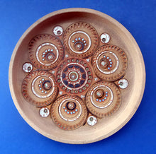Load image into Gallery viewer, 1960s STUDIO POTTERY. Rare Large Newlyn Harbour Pottery Dish or Flat Bowl by Dennis Lane (Cornwall)
