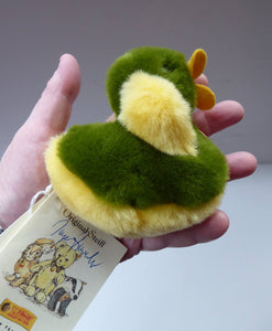 STEIFF Soft Toy Duck. COSY STARLY. 1990s Issue No. 091322. With all tags & in pristine condition