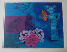 Load image into Gallery viewer, Scottish Art. George Donald Signed Screenprint. 1990s Night Dancer
