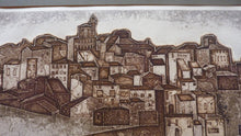 Load image into Gallery viewer, Valerie Thornton Hill Village Navarre Etching and Aquatint Signed 1977
