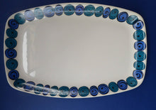 Load image into Gallery viewer, RARE Norwegian FIGGJO FLINT Saturn Pattern Large Oblong Dish. Kirsten Dekor Range;  1960s
