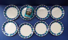 Load image into Gallery viewer, Rare Norwegian FIGGJO FLINT Saturn Pattern Side Plates: 6 3/4 inches. Kirsten Dekor Range;  1960s
