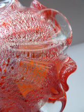 Load image into Gallery viewer, BAROVIER &amp; TOSO; Vintage 1950s Murano Art Glass Bowl with Silver Aventurine Inclusions on the Exterior
