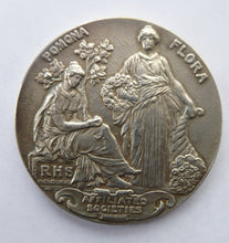 Load image into Gallery viewer, 1950s Royal Horticultural Society Silver Medal / Medallion.  NO INSCRIPTIONS and in Excellent Condition
