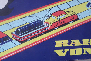 Rakodo Vonat. Hungarian Wind Up Tin Plate Toy Train