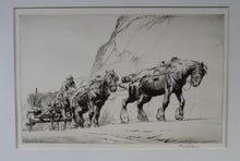 Load image into Gallery viewer, George Soper 1920s Pencil Signed Original Etching The Quarry Team
