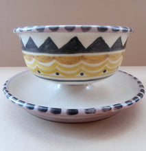 Load image into Gallery viewer, POOLE 1920s Carter, Stabler and Adams Small Footed Bowl or Grapefruit Dish. Rare ABSTRACT Pattern
