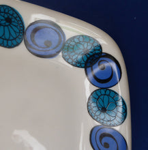 Load image into Gallery viewer, RARE Norwegian FIGGJO FLINT Saturn Pattern Large Oblong Dish. Kirsten Dekor Range;  1960s
