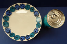 Load image into Gallery viewer, Rare Norwegian FIGGJO FLINT Saturn Pattern Side Plates: 6 3/4 inches. Kirsten Dekor Range;  1960s
