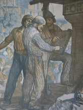 Load image into Gallery viewer, George Clausen Colour Lithograph Reconstruction of Belgium
