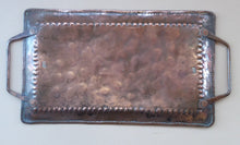 Load image into Gallery viewer, Antique JOHN PEARSON Copper Arts &amp; Crafts Tray c.1895. Signed twice with JP stamp on the reverse
