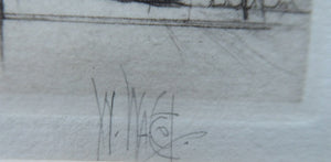 SCOTTISH ART. William Walcot (1874 - 1943)  The Royal Scottish Academy, Edinburgh. Pencil Signed