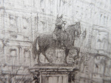 Load image into Gallery viewer, William Walcot Charing Cross London Etching 1919 Signed
