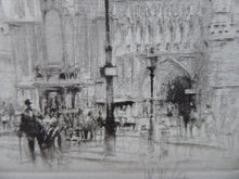 Load image into Gallery viewer, Walcot Westminster Abbey Parliament Square Etching Signed
