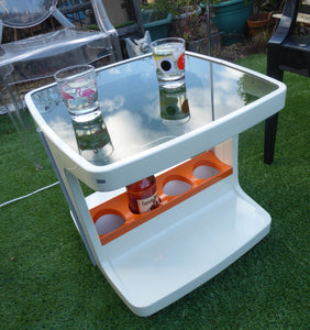 1970s Marc Held Space Age Drinks Trolley