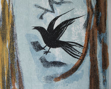 Load image into Gallery viewer, Edward Gage Colour Lithograph Queen of Birds 1950s
