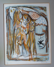 Load image into Gallery viewer, Edward Gage Colour Lithograph Queen of Birds 1950s
