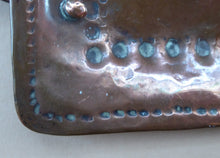 Load image into Gallery viewer, Antique JOHN PEARSON Copper Arts &amp; Crafts Tray c.1895. Signed twice with JP stamp on the reverse
