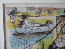 Load image into Gallery viewer, Scottish Art for Sale. Watercolour Painting of a Gentleman in a Carriage by Edward Gage
