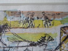Load image into Gallery viewer, Scottish Art for Sale. Watercolour Painting of a Gentleman in a Carriage by Edward Gage
