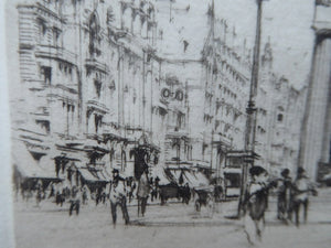 SCOTTISH ART. William Walcot (1874 - 1943)  The Royal Scottish Academy, Edinburgh. Pencil Signed