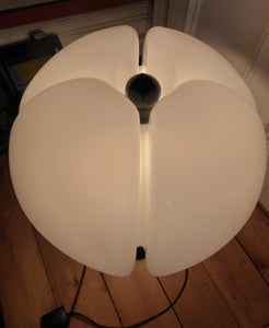 Gae Aulenti Pipistrello Largest Size Lamp for Martinelli Luce 1960s 