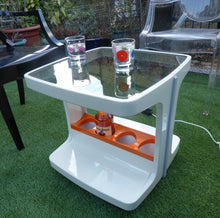 Load image into Gallery viewer, 1970s Marc Held Space Age Drinks Trolley
