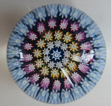 Load image into Gallery viewer, Vintage Scottish PERTHSHIRE Miniature Paperweight. Carpet of Millefiori with Central P Cane
