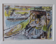 Load image into Gallery viewer, Scottish Art for Sale. Watercolour Painting of a Gentleman in a Carriage by Edward Gage
