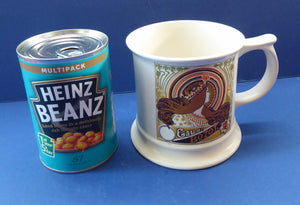 Carltonware ART NOUVEAU Inspired Mug: European Advertising Images. Rare Example and a Nice Large Size