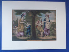 Load image into Gallery viewer, Georgian 18th Century Mezzotint the Seasons. Sping and Summer
