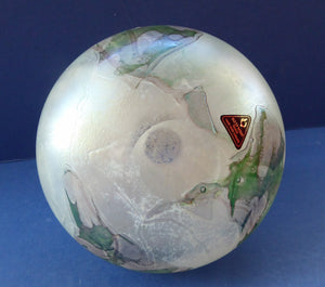 MIchael Harris Vintage Isle of Wight White Globular Vase
