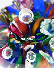 Load image into Gallery viewer, SELKIRK GLASS 1980s Scottish HARLEQUIN Paperweight
