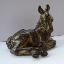 Load image into Gallery viewer, ROYAL COPENHAGEN Large Stoneware Model of a Horse with incised KK mark for Knud Kyhn (No. 21516)
