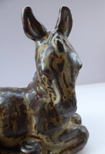 Load image into Gallery viewer, ROYAL COPENHAGEN Large Stoneware Model of a Horse with incised KK mark for Knud Kyhn (No. 21516)
