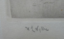 Load image into Gallery viewer, William Wyllie HMS Victory Portsmouth Signed Drypoint Etching
