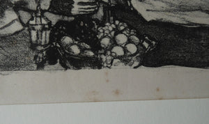 Original John Copley Lithograph Nativity Scene Christmas Wise Men. Signed