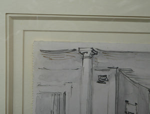 Muirhead Bone Spanish Drawing The Marketplace at Oviedo