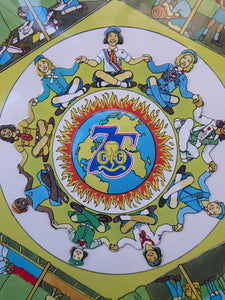 GIRL GUIDES 75th ANNIVERSARY Tin. 1985 Vintage Cadbury's Biscuit or Cake Tin. Excellent Condition