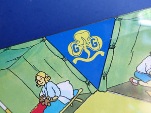 GIRL GUIDES 75th ANNIVERSARY Tin. 1985 Vintage Cadbury's Biscuit or Cake Tin. Excellent Condition