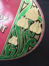 Load image into Gallery viewer, Rare Early 20th Century Art Nouveau Large Toffee Tin - College Boy Assortment by W M Livens &amp; Co Ltd (Newcastle)
