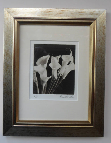 Norman McBeath Signed Photogravure Artists Proof Lilies