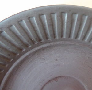 Vintage DANISH JH Quistgaard Stoneware Flamestone Coffee Cup and Saucer, 1950s